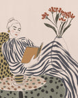 Plakat - Chic Woman Reading