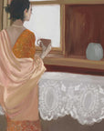 Plakat - Quiet Morning Window - Osheensgallery