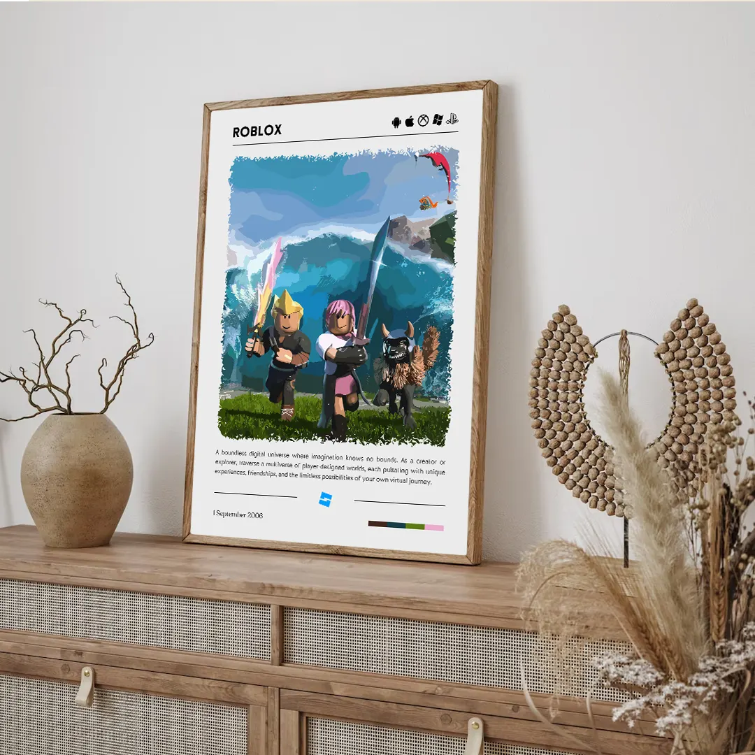 Plakat - Roblox i aktion