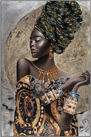 Plakat - Smuk afrikansk kvinde stil - admen.dk