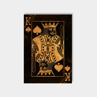 Plakat - Spillekort kongen