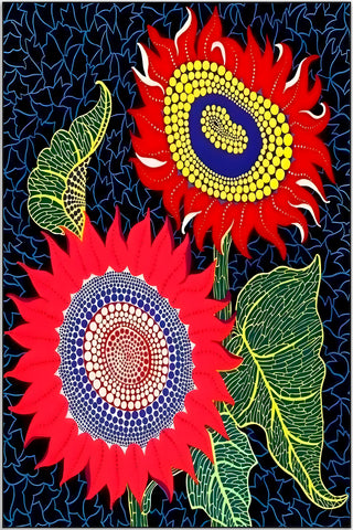 Plakat - Yayoi Kusama - Sunflower 1989 kunst - admen.dk