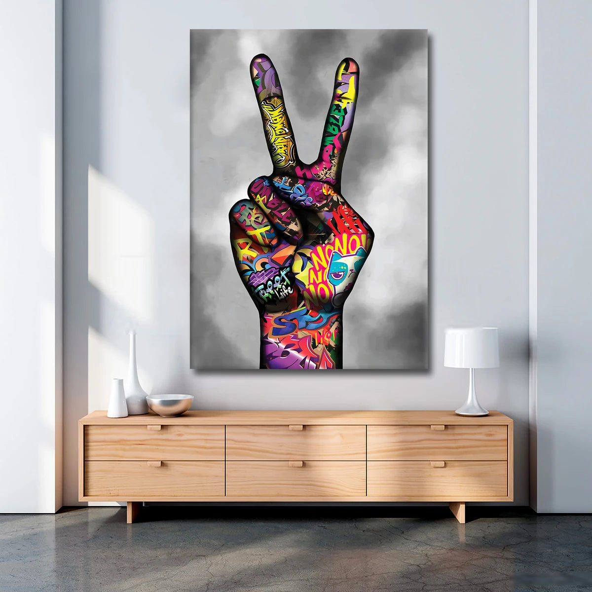 Plakat - The peace kunst - admen.dk
