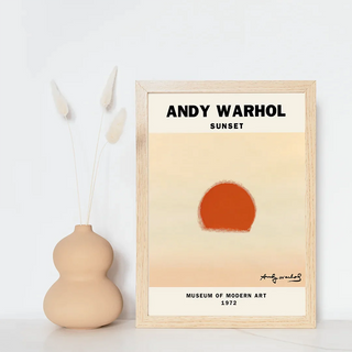 Plakat - Andy Warhol sunset
