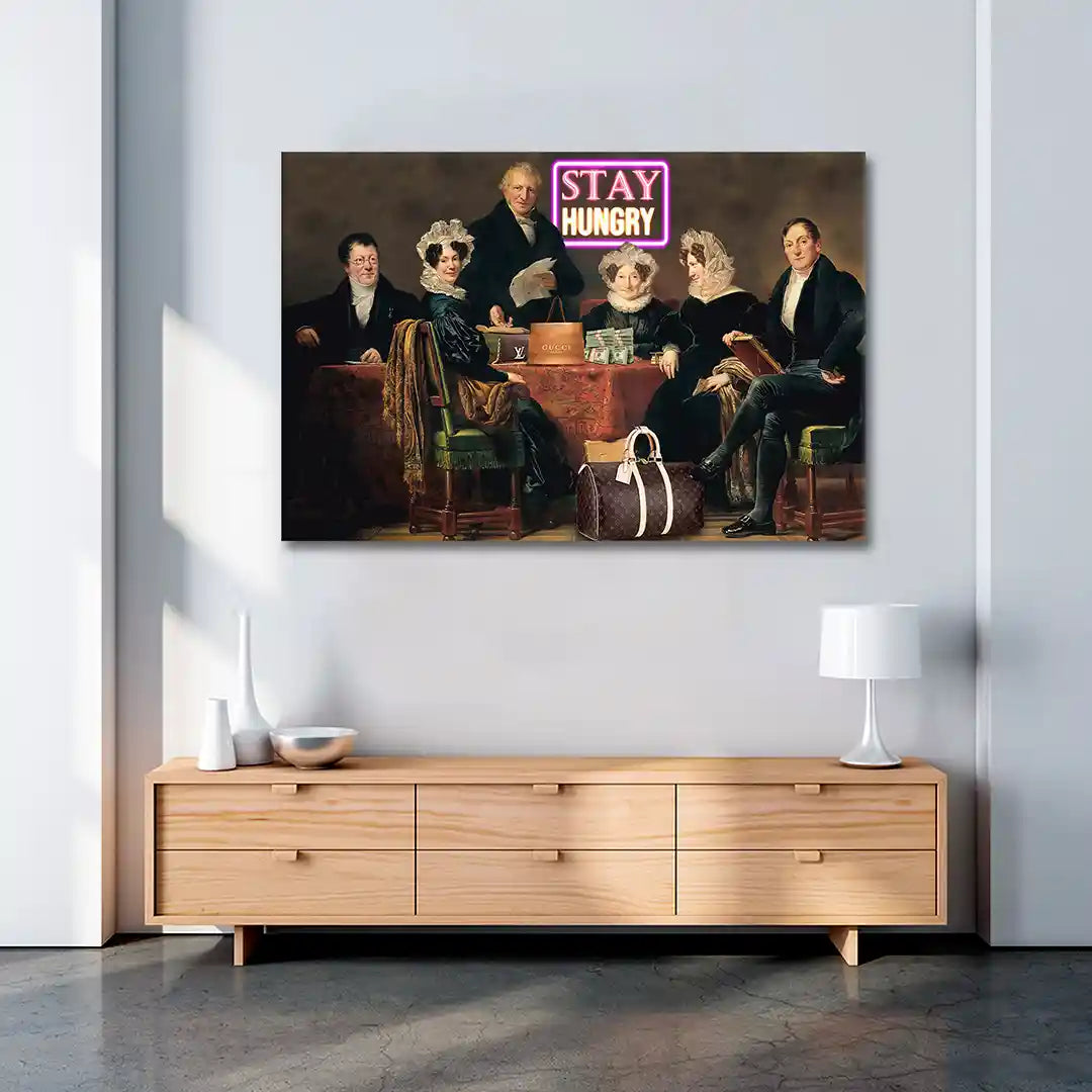 Plakat - Stay hungry people