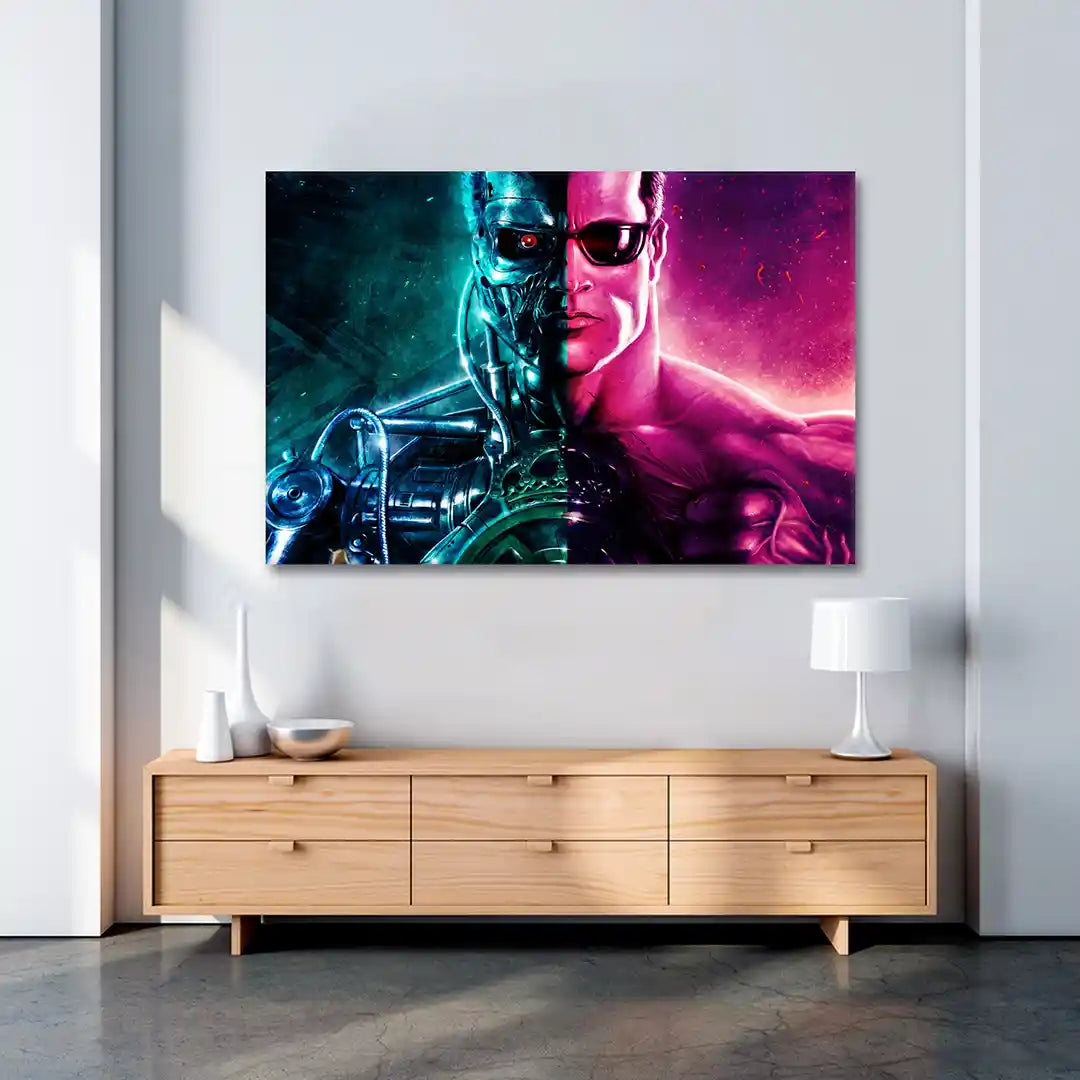 Plakat - The terminator i 3D