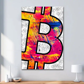 Plakat - Bitcoin kunst