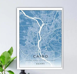 Plakat - Cairo kort