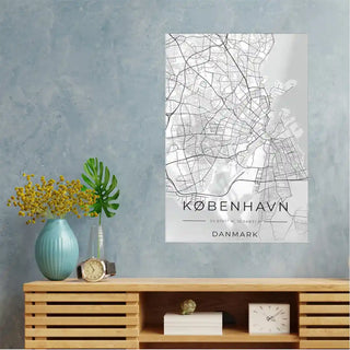 Plakat - København kort