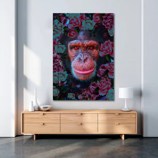 Plakat - Monkey flowers art